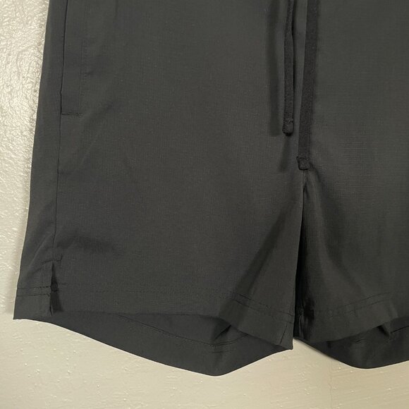 Columbia Women M Black On The Go Hiking Shorts Drawstring Pockets Gorpcore - Picture 2 of 8